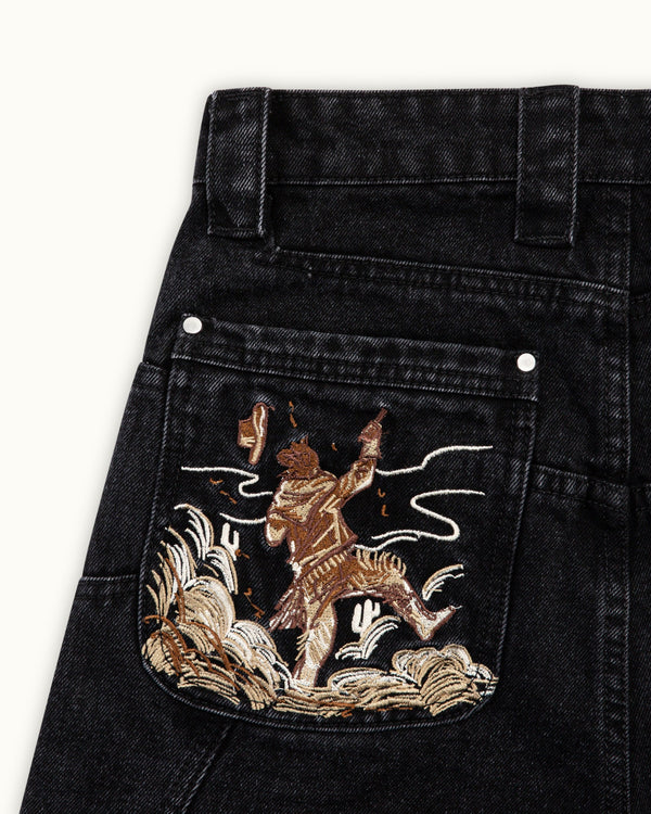 Fast Draw Black Denim