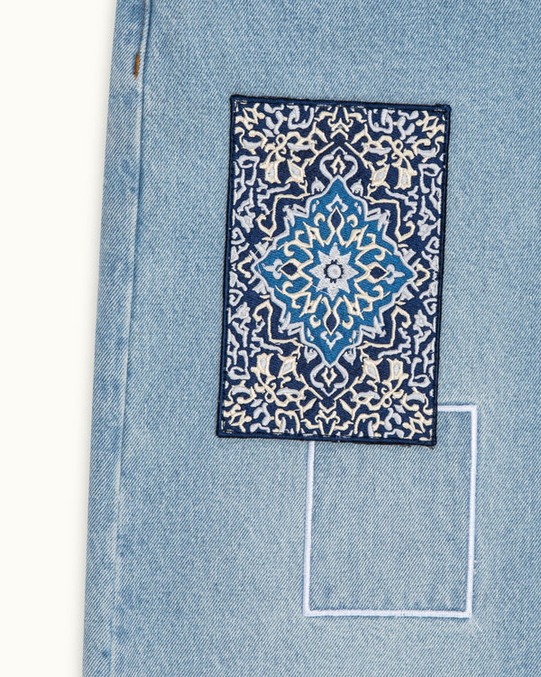 Rug Patchwork Denim