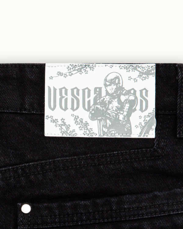 Blossom Black Denim