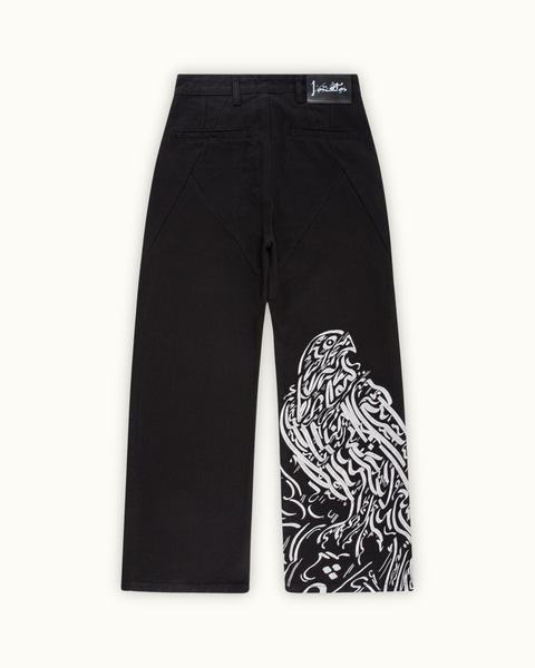 Black Crescent Pants